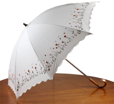 刺繍付きの傘