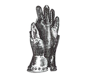 エドワード黒太子のセーム革ガーントレット（1330～1376年）